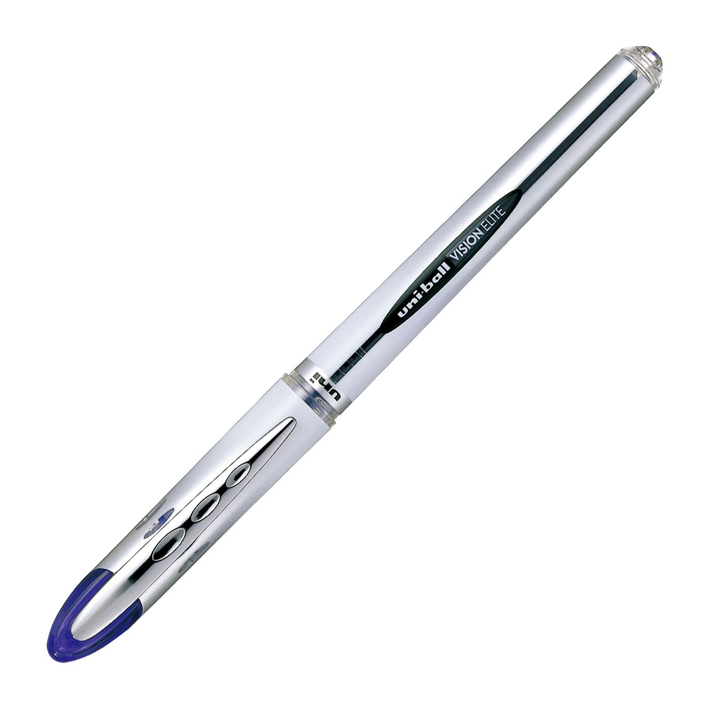 Roller 0.8 mm Uni-Ball UB-200 VisionElite, corp alb/cerneala albastra